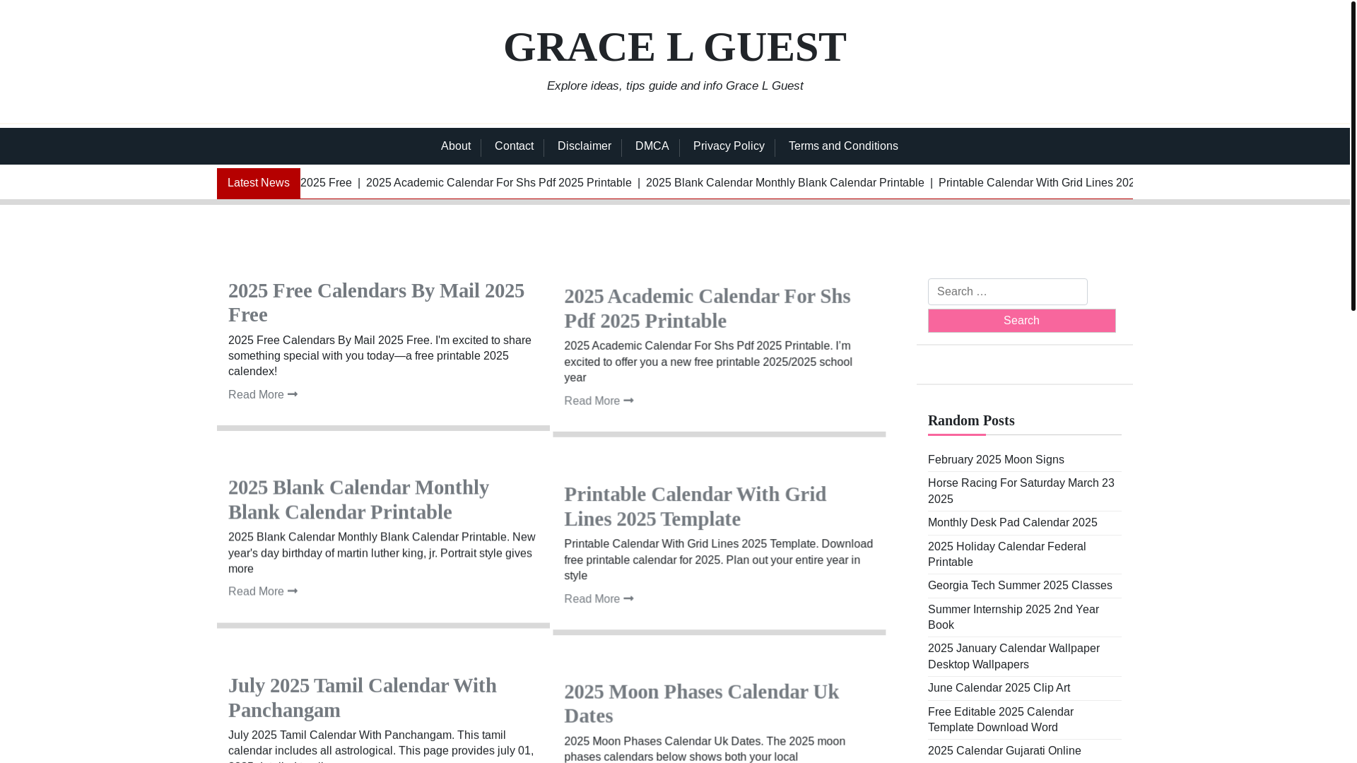 website screenshot of https://gracelguest.pages.dev/