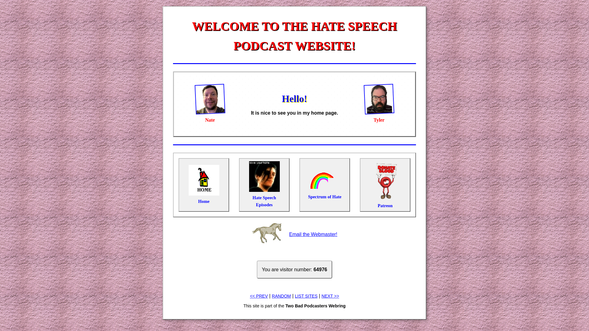 website screenshot of https://hatespeech-site.pages.dev/