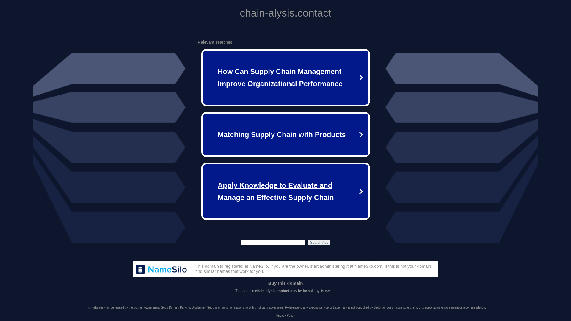 website screenshot of https://chain-alysis.contact/