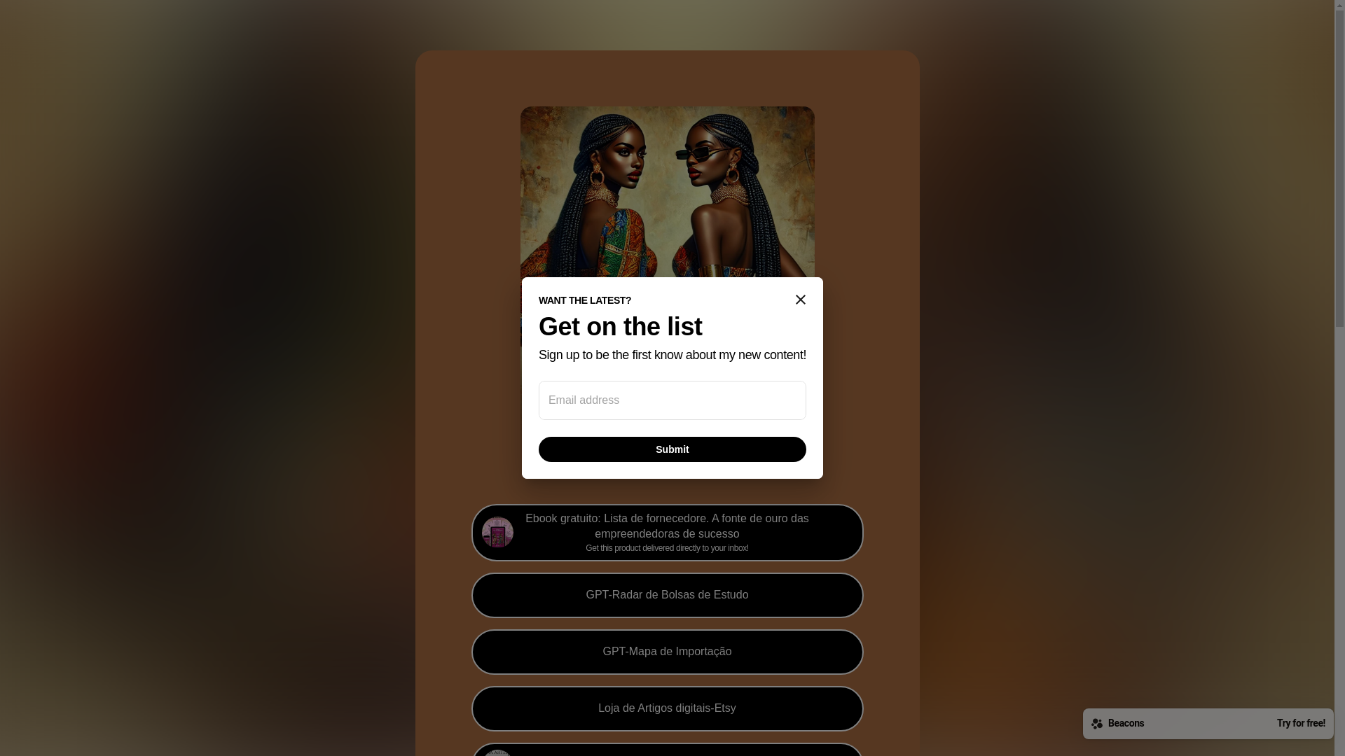 website screenshot of https://ofertasdavalentina.com/