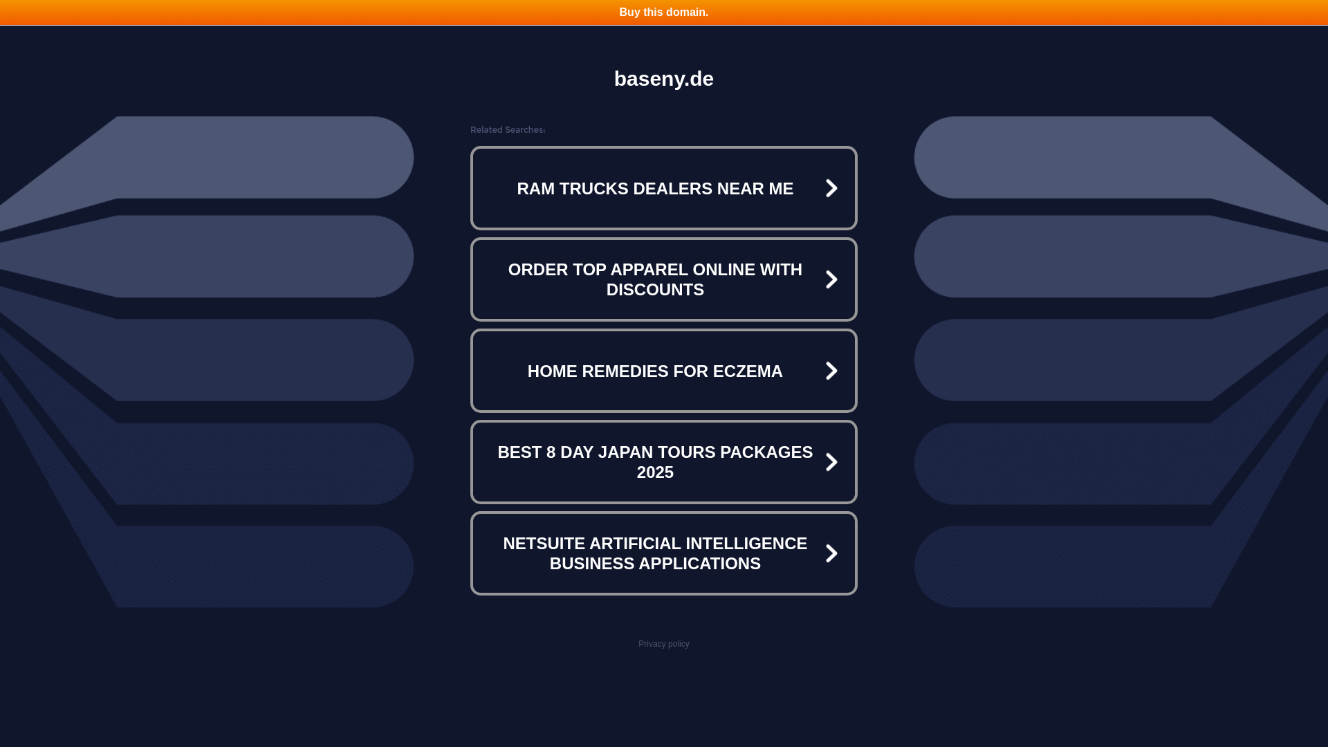 website screenshot of https://baseny.de/