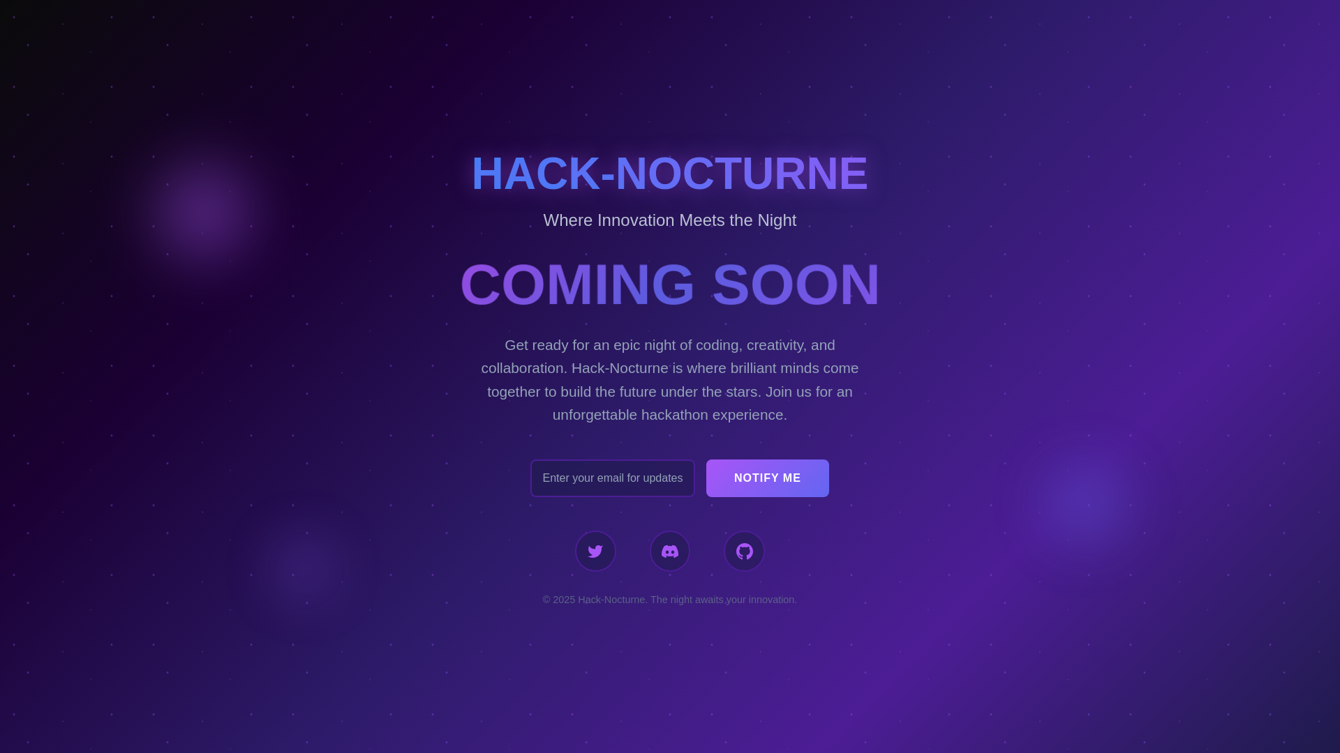 website screenshot of https://hack-nocturne.in/