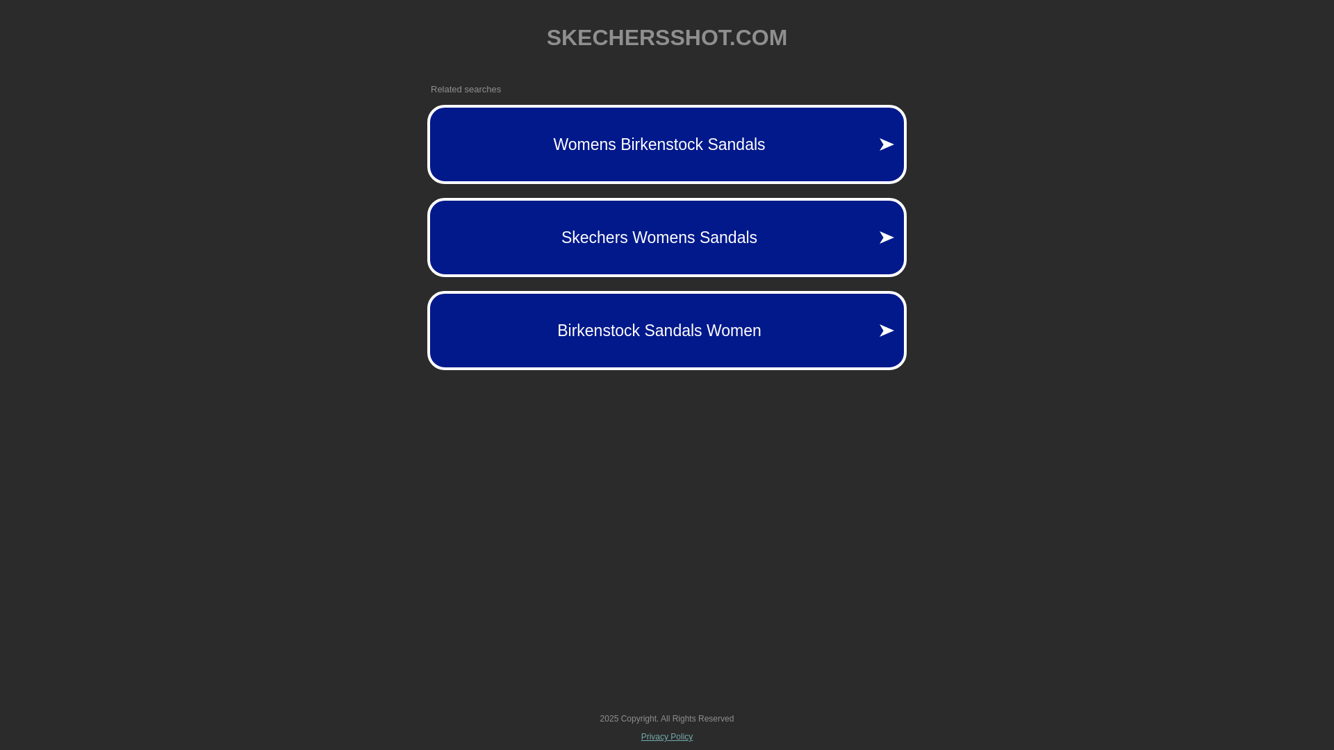 website screenshot of https://skechersshot.com/