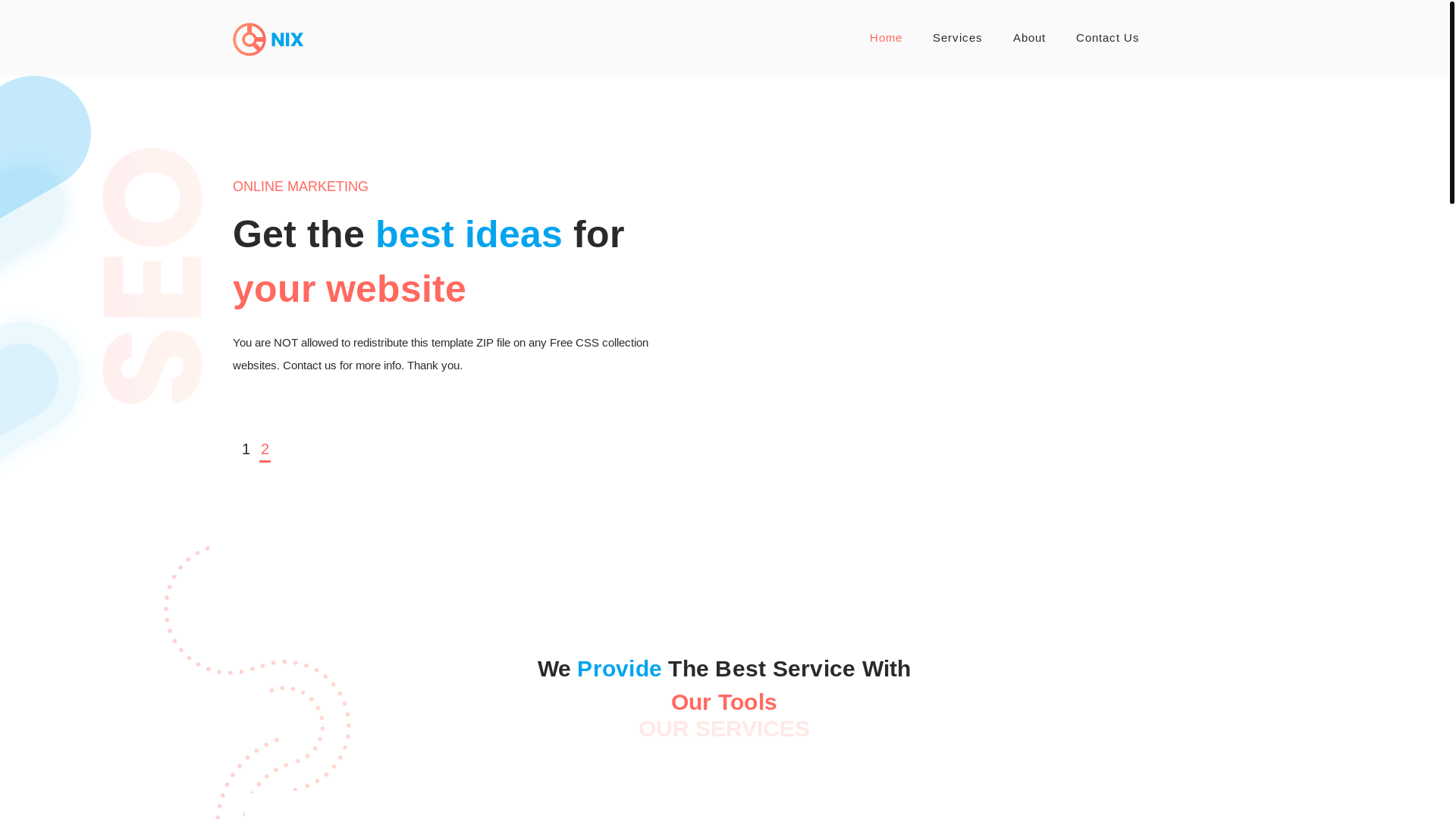 website screenshot of https://testivalding.info/