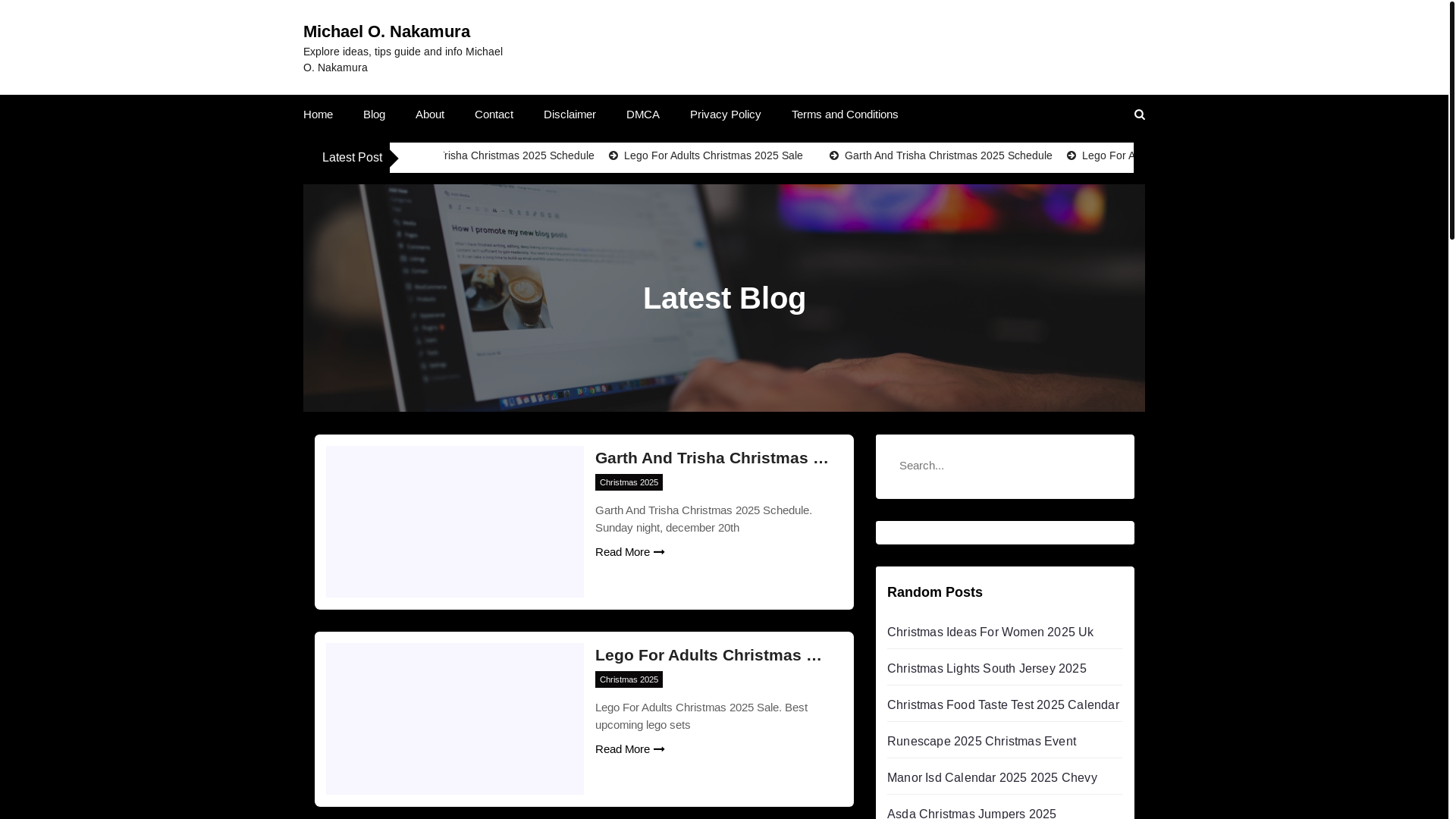 website screenshot of https://michaelonakamura.pages.dev/