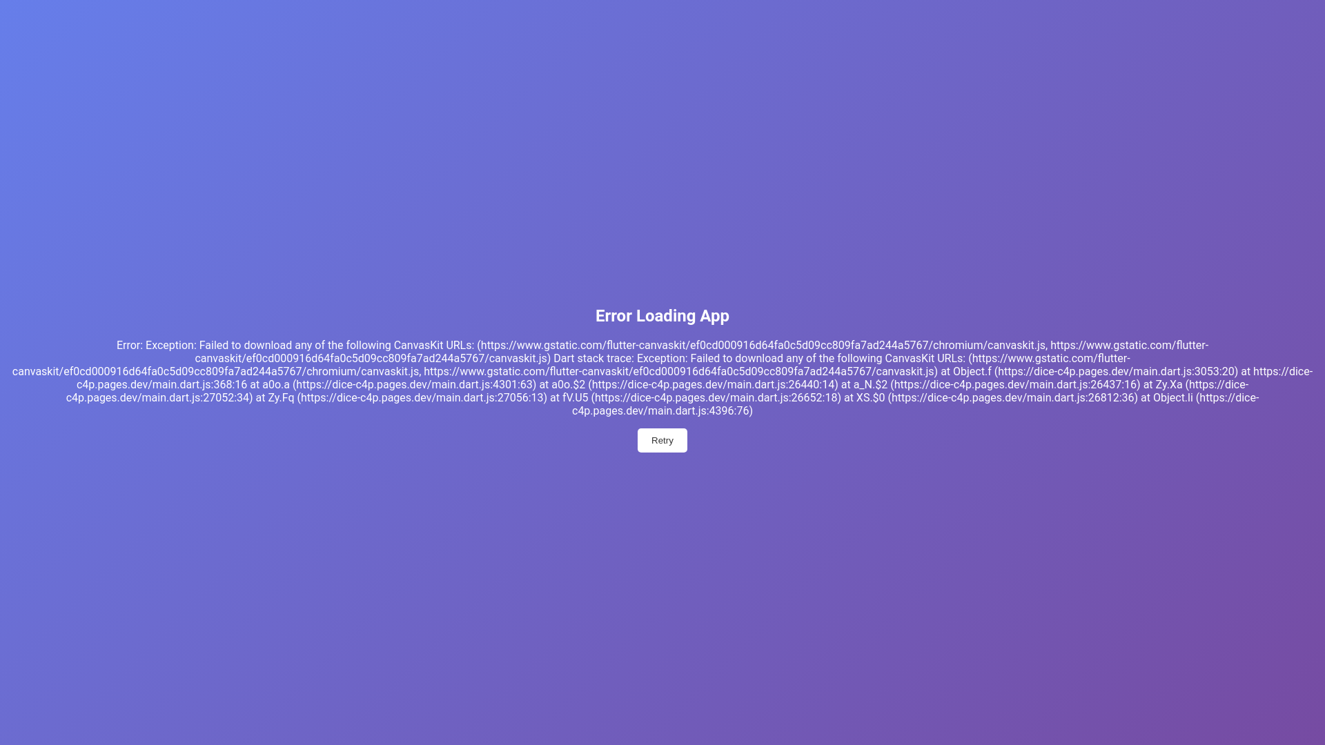 website screenshot of https://dice-c4p.pages.dev/