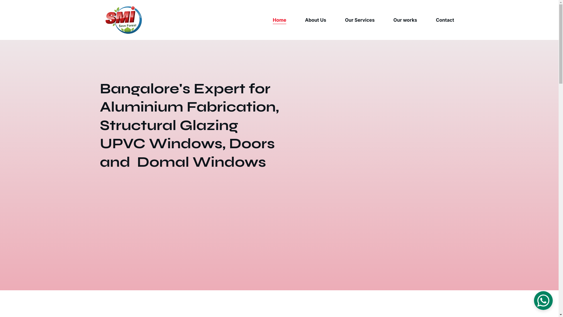 website screenshot of https://smaluminiumindustries.in/