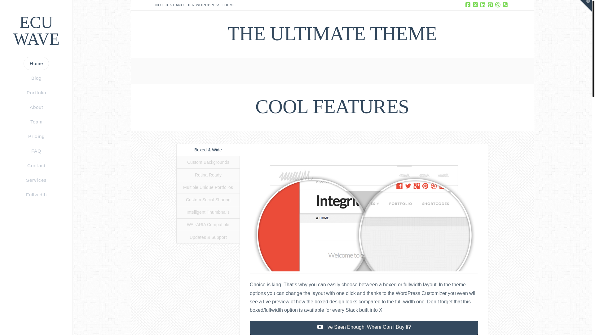 website screenshot of https://ecuwave.ca/