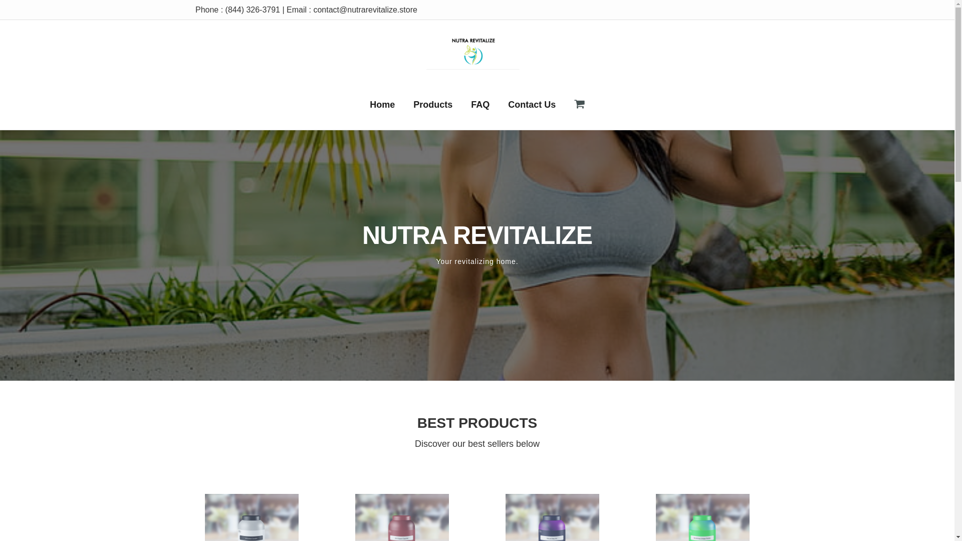 website screenshot of https://nutra-revital.store/