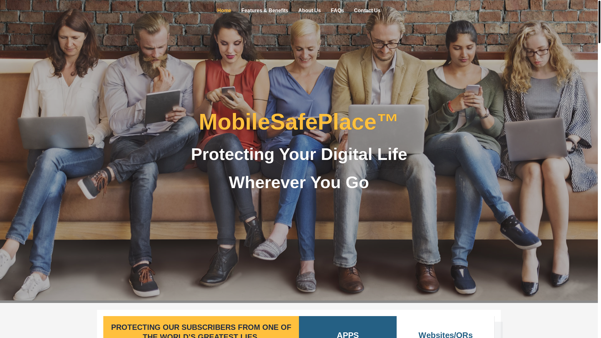 website screenshot of https://mobilesafeplace.pages.dev/