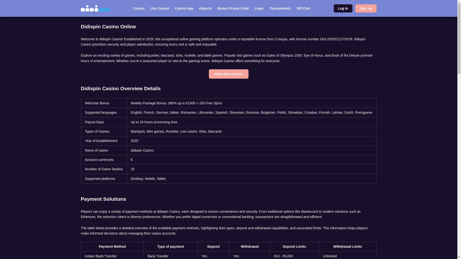 website screenshot of https://didispin-org.pages.dev/