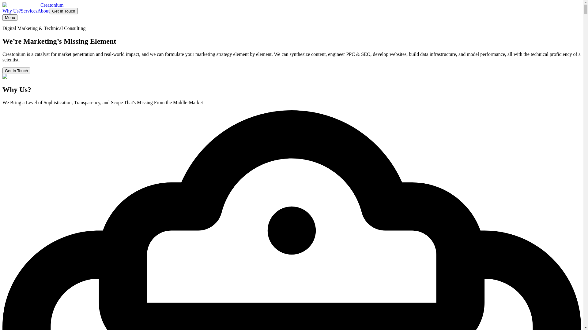 website screenshot of https://creatonium-site.pages.dev/