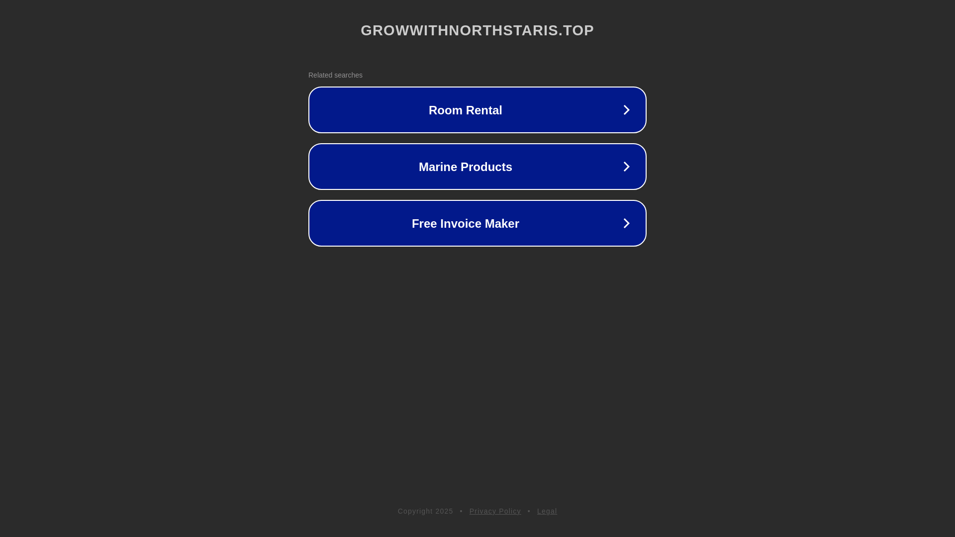 website screenshot of https://growwithnorthstaris.top/