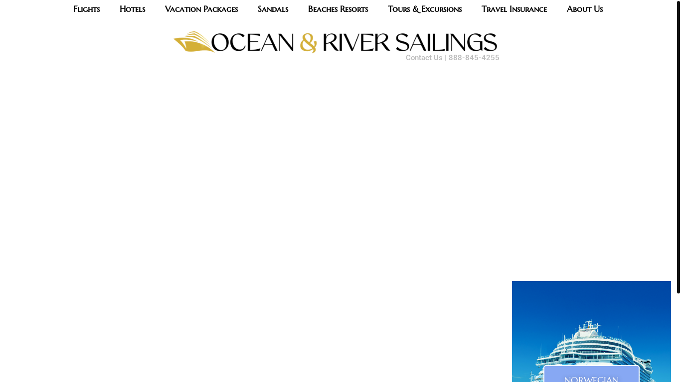website screenshot of https://oceanandriversailings.com/