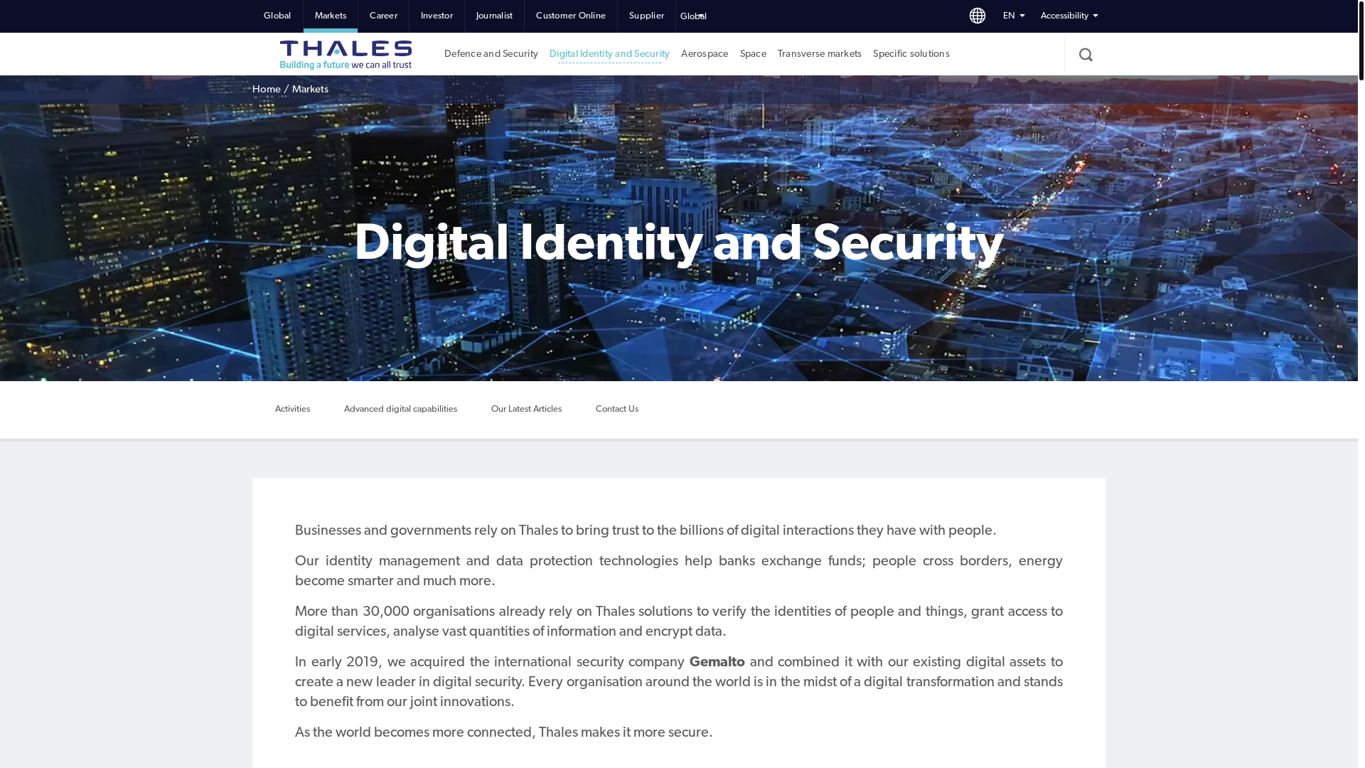 website screenshot of https://gemalto.com