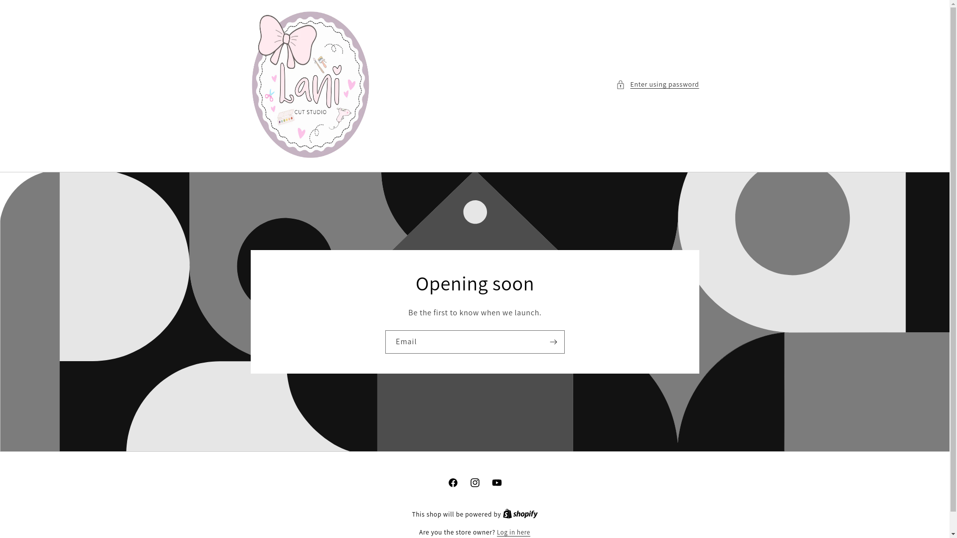 website screenshot of https://lanicutstudio.com/