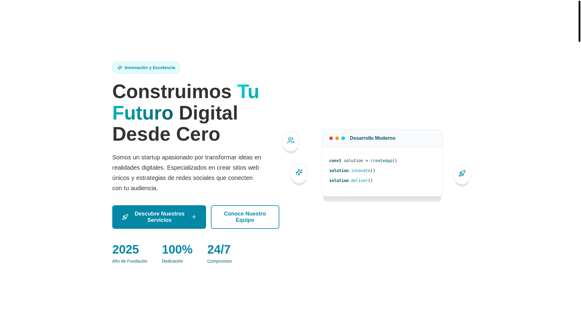 website screenshot of https://creatiumagencia.com/