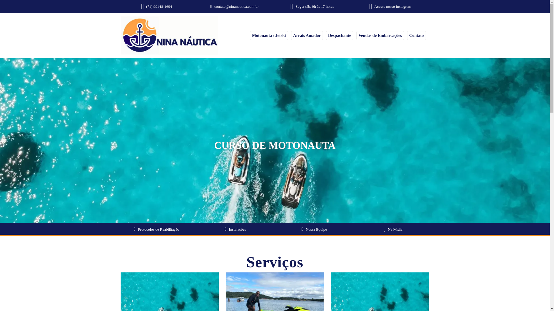website screenshot of https://ninanautica.com/