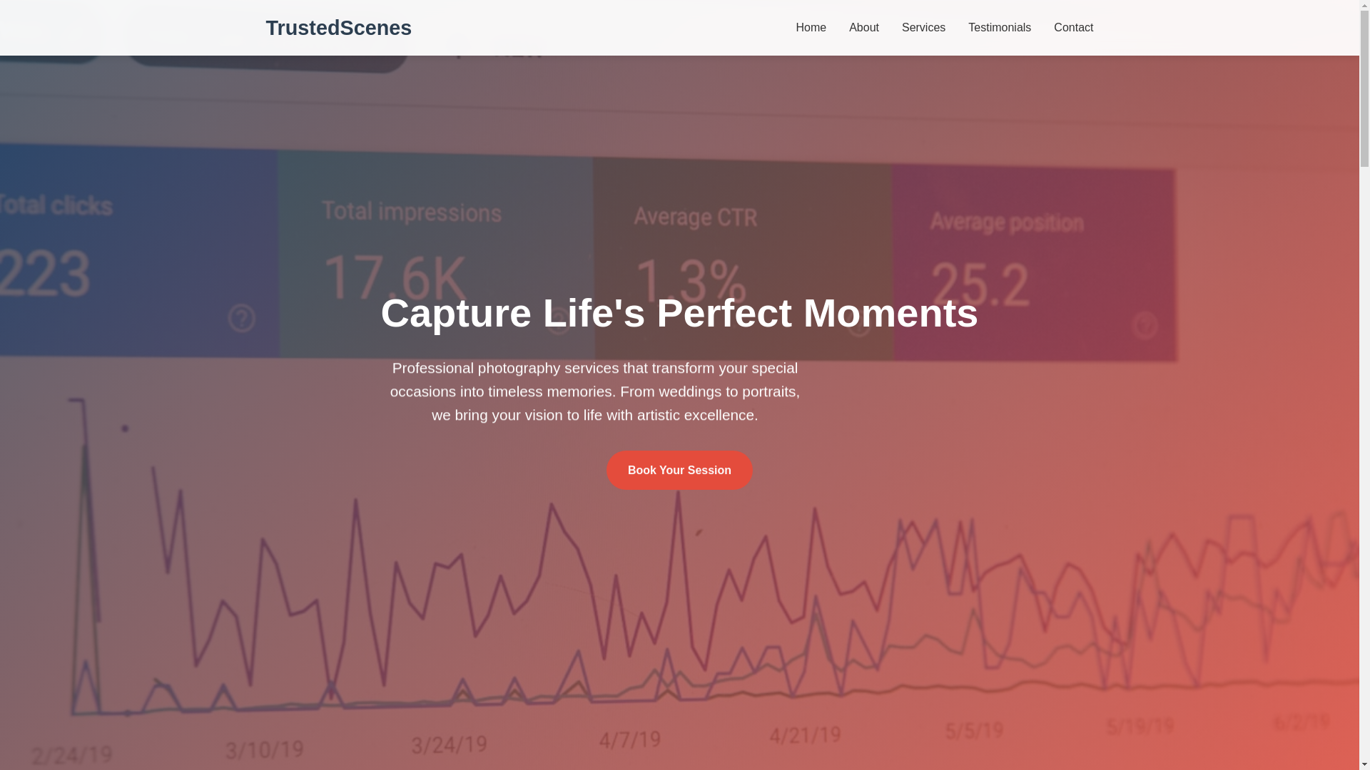 website screenshot of https://trustedscenes.qpon/