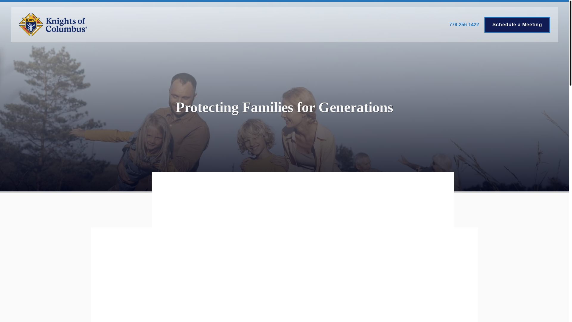 website screenshot of https://kofc-agent-edward-medina.pages.dev/