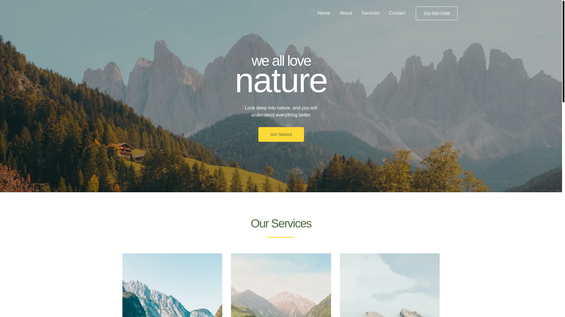 website screenshot of https://spiritofadventure.me/
