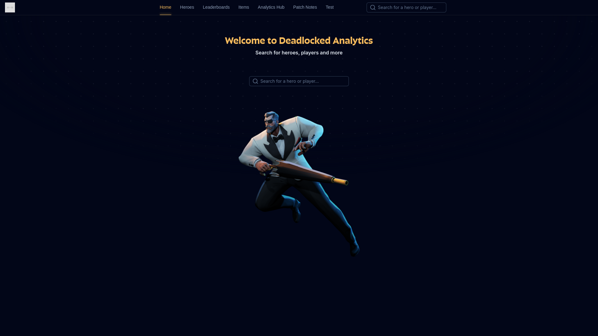 website screenshot of https://deadlockanalytics.pages.dev/