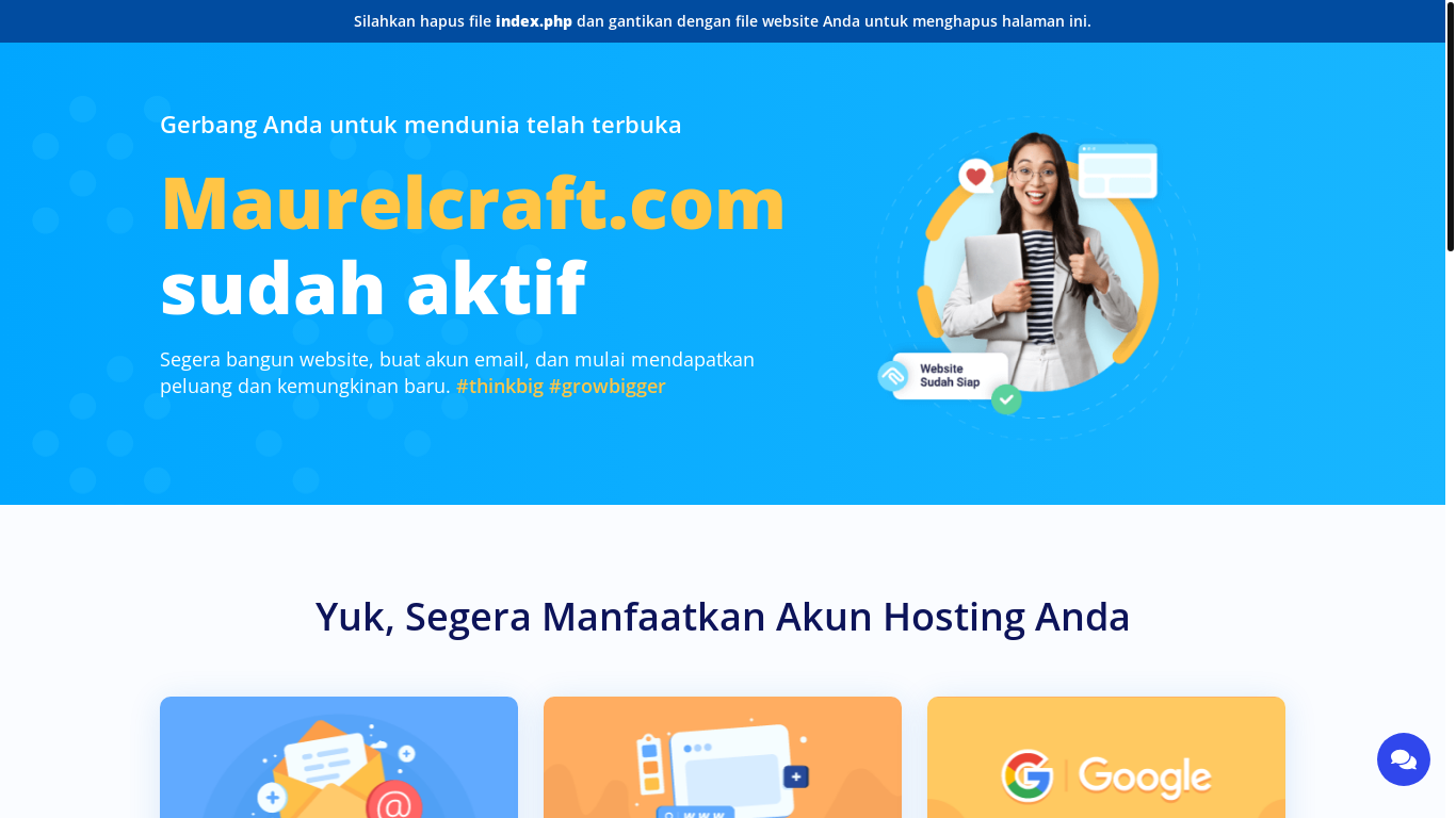website screenshot of https://maurelcraft.com/