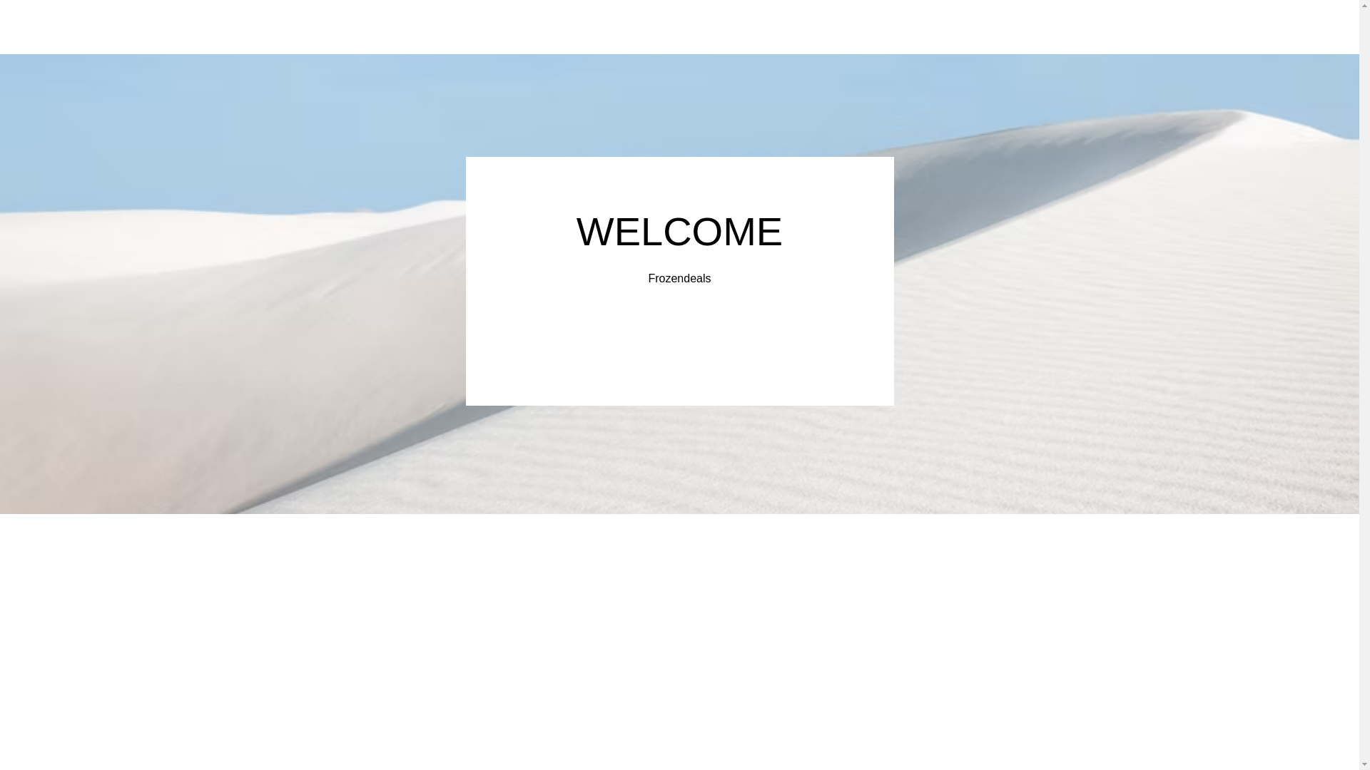 website screenshot of https://frozendeal.store/