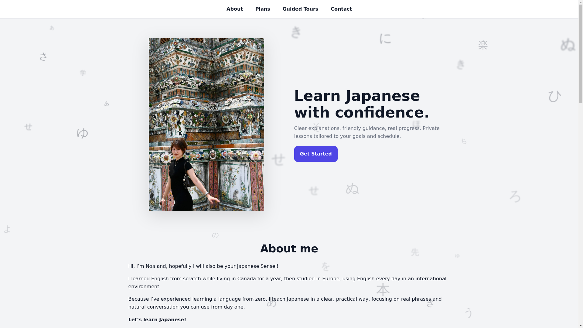 website screenshot of https://genoasensei.com/