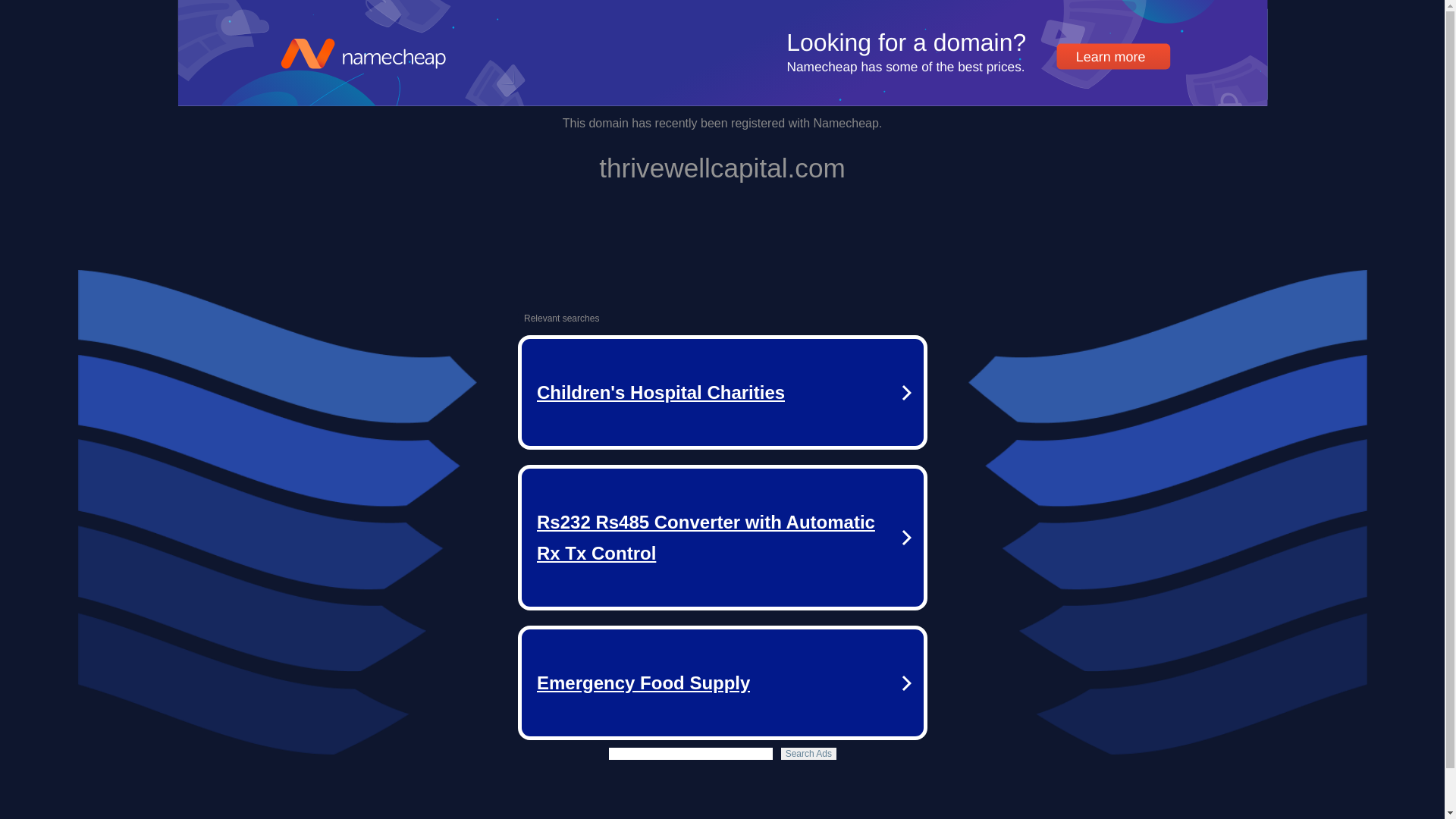 website screenshot of https://thrivewellcapitalholdings.com/