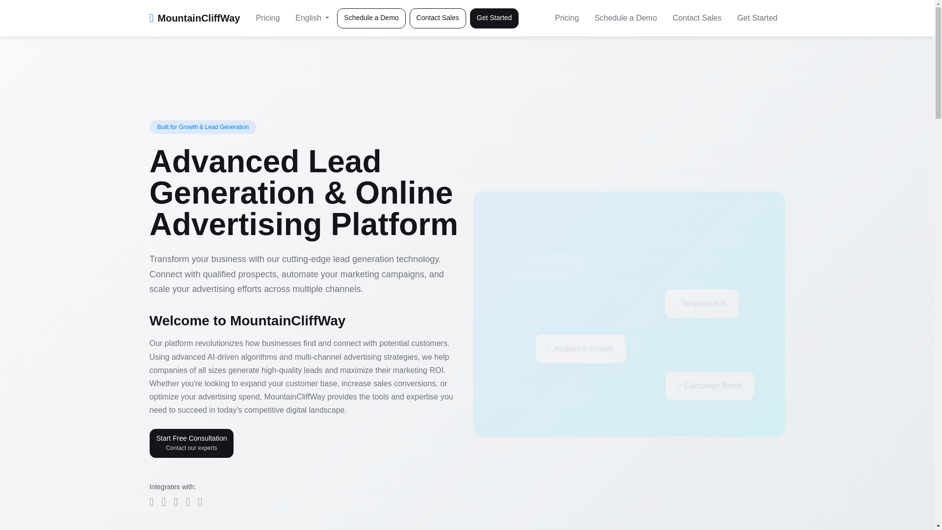 website screenshot of https://mountaincliffway.pages.dev/