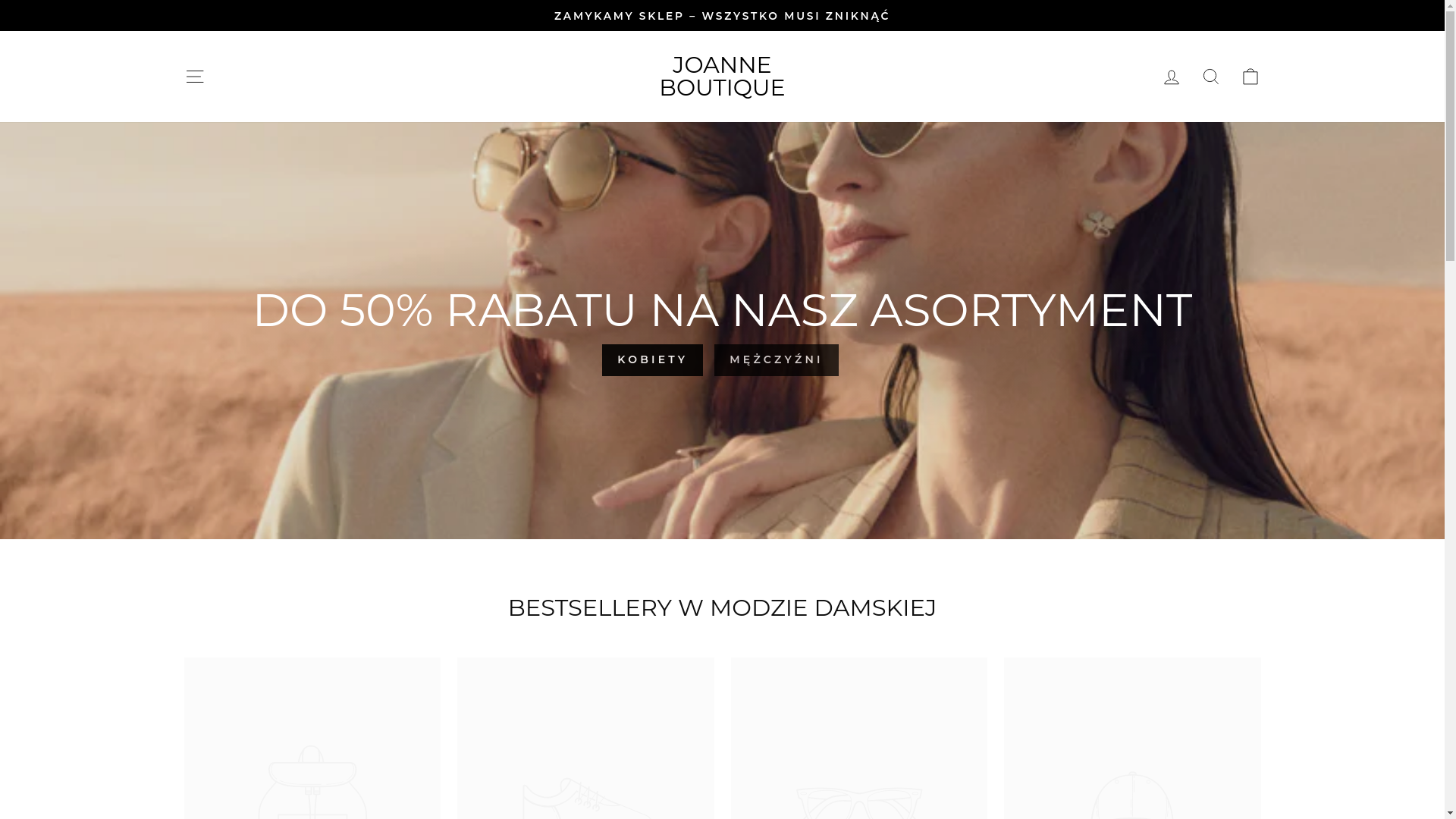website screenshot of https://joanne-boutique.com/
