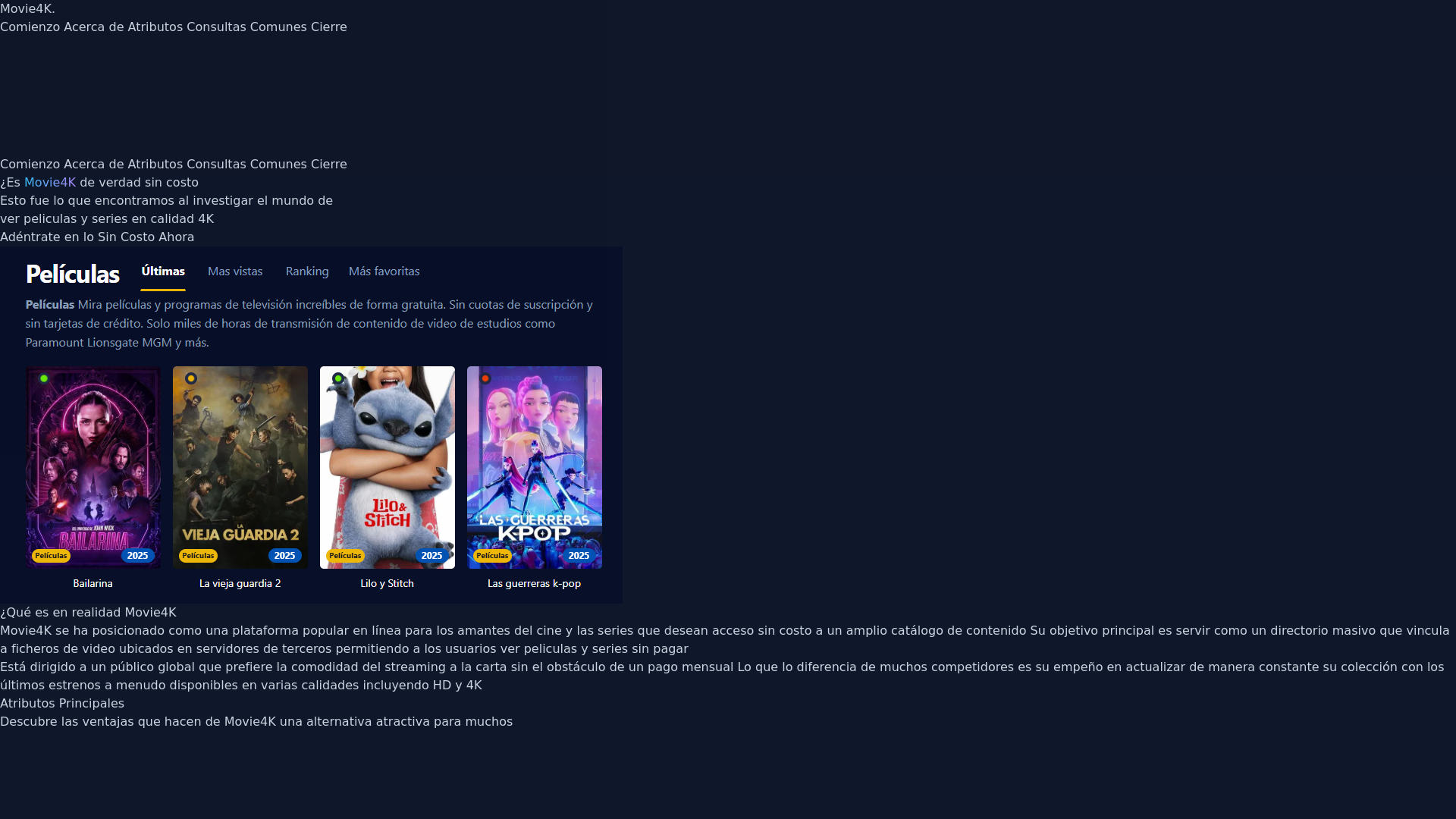 website screenshot of https://movie4k-g1zi.pages.dev/