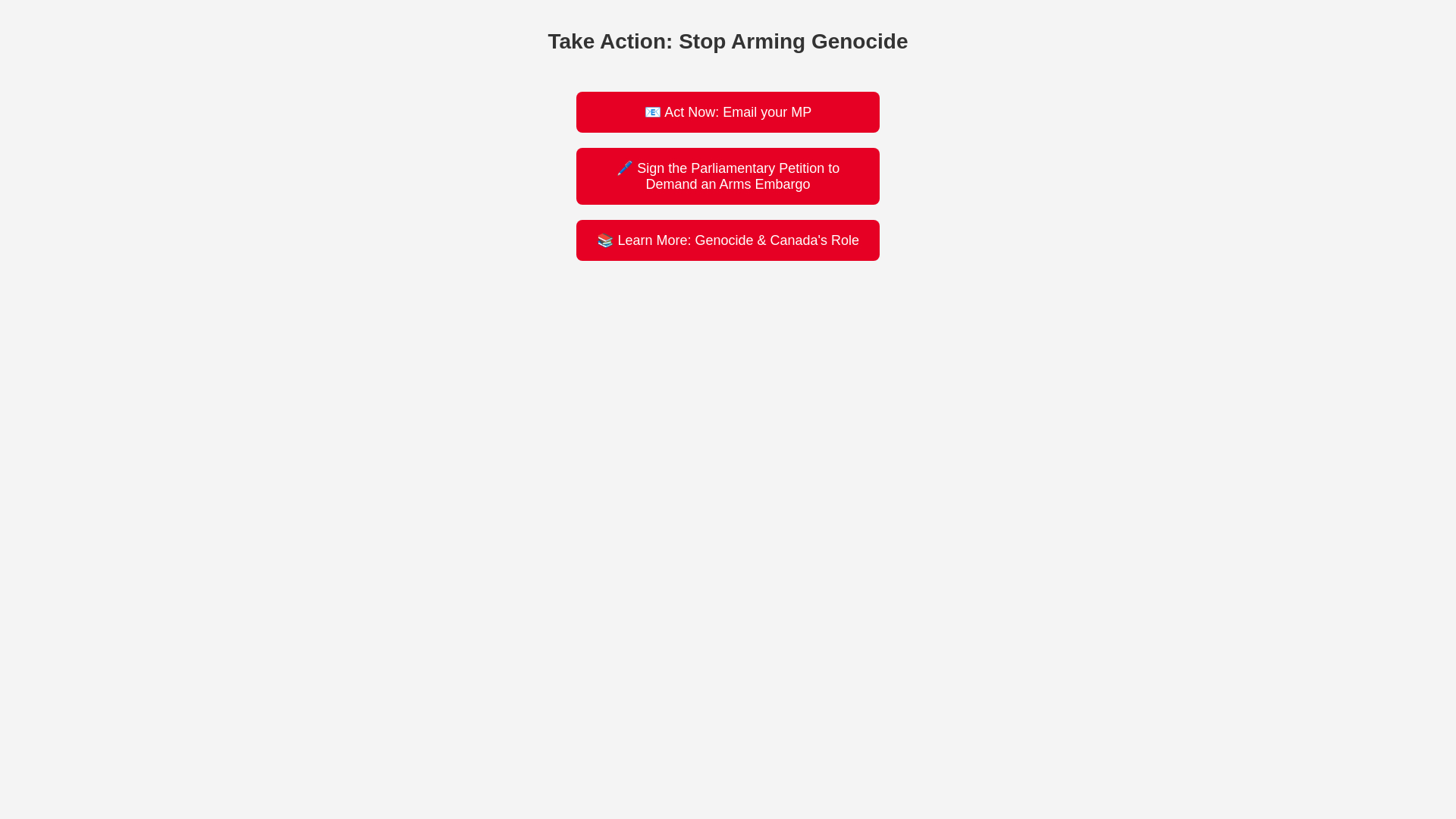 website screenshot of https://unifiedagainstgenocide.org/