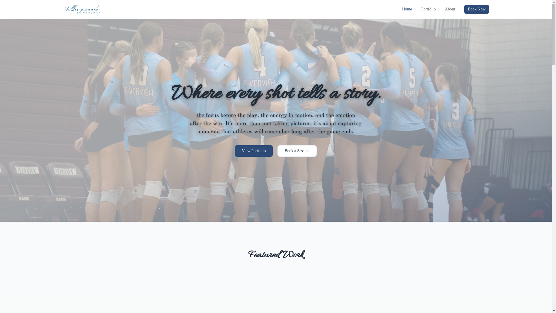 website screenshot of https://bellesvisualssrq.com/