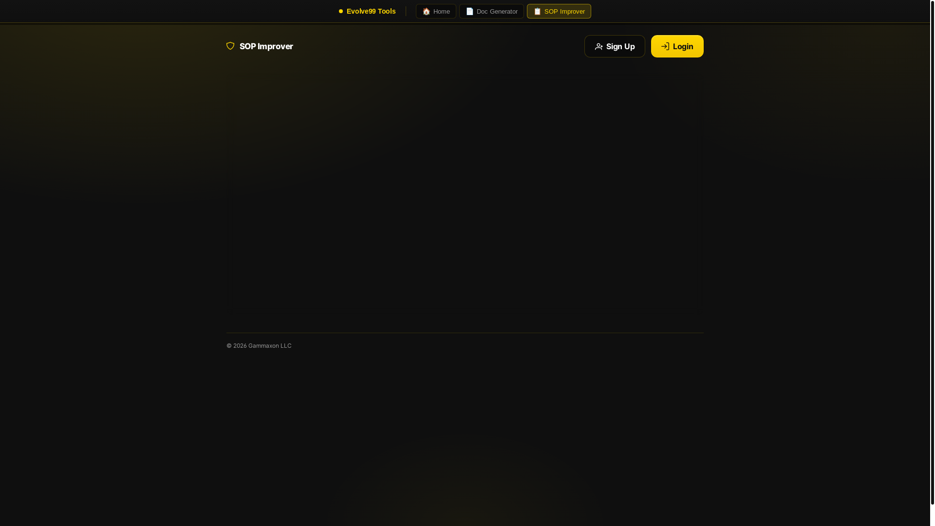website screenshot of https://sop-improver.pages.dev/