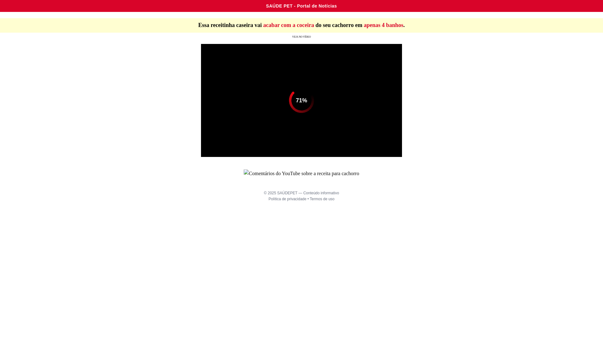 website screenshot of https://semcoceira.pages.dev/