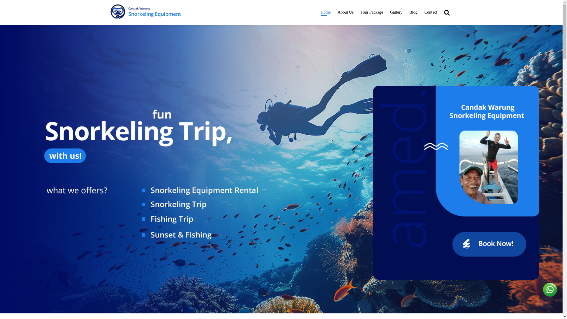 website screenshot of https://candaksnorkelingequipment.com/