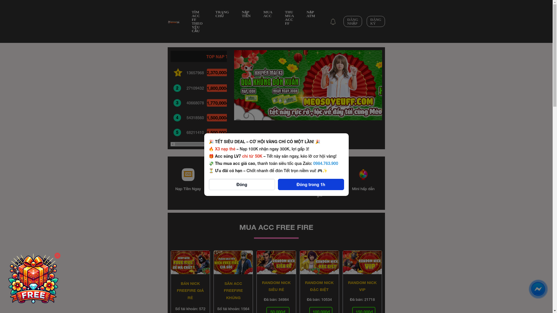 website screenshot of https://quynhanhtv.com/