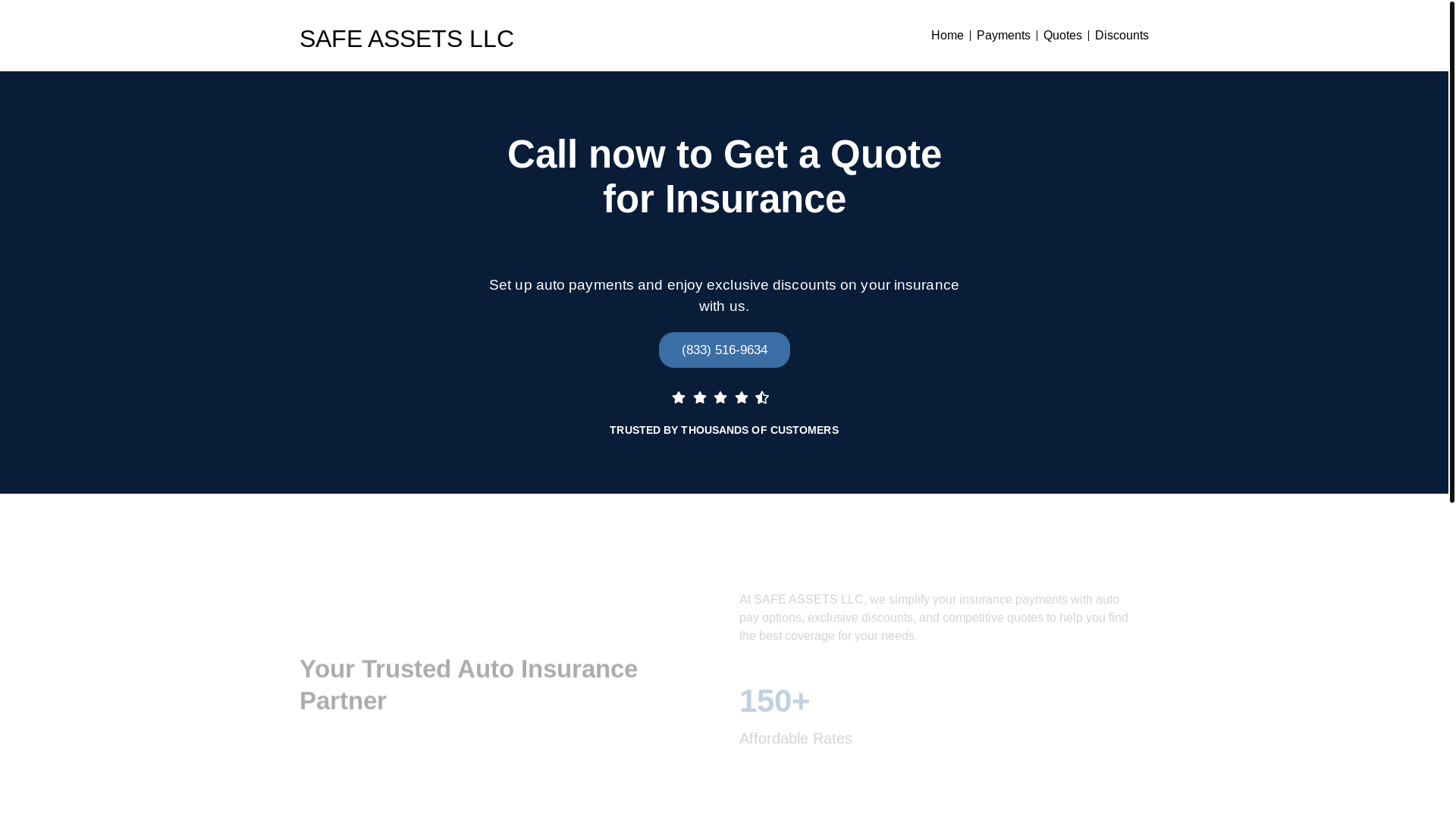 website screenshot of https://insurancesafecoverage.online/