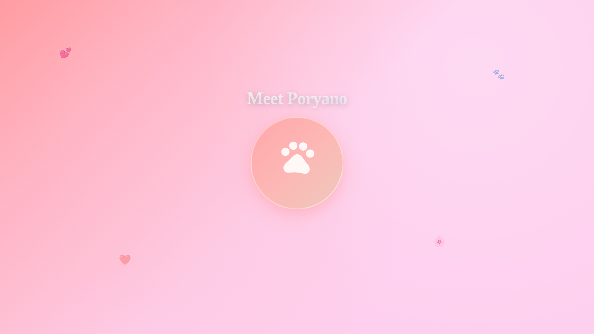 website screenshot of https://poryano.pages.dev/