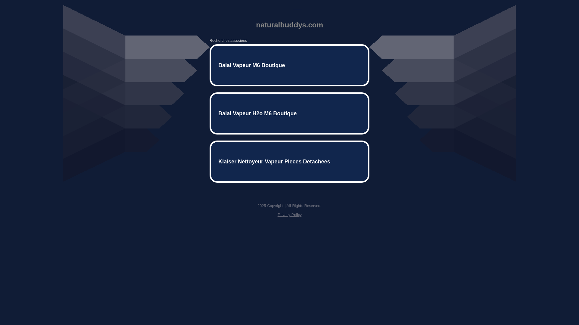 website screenshot of https://naturalbuddys.com/