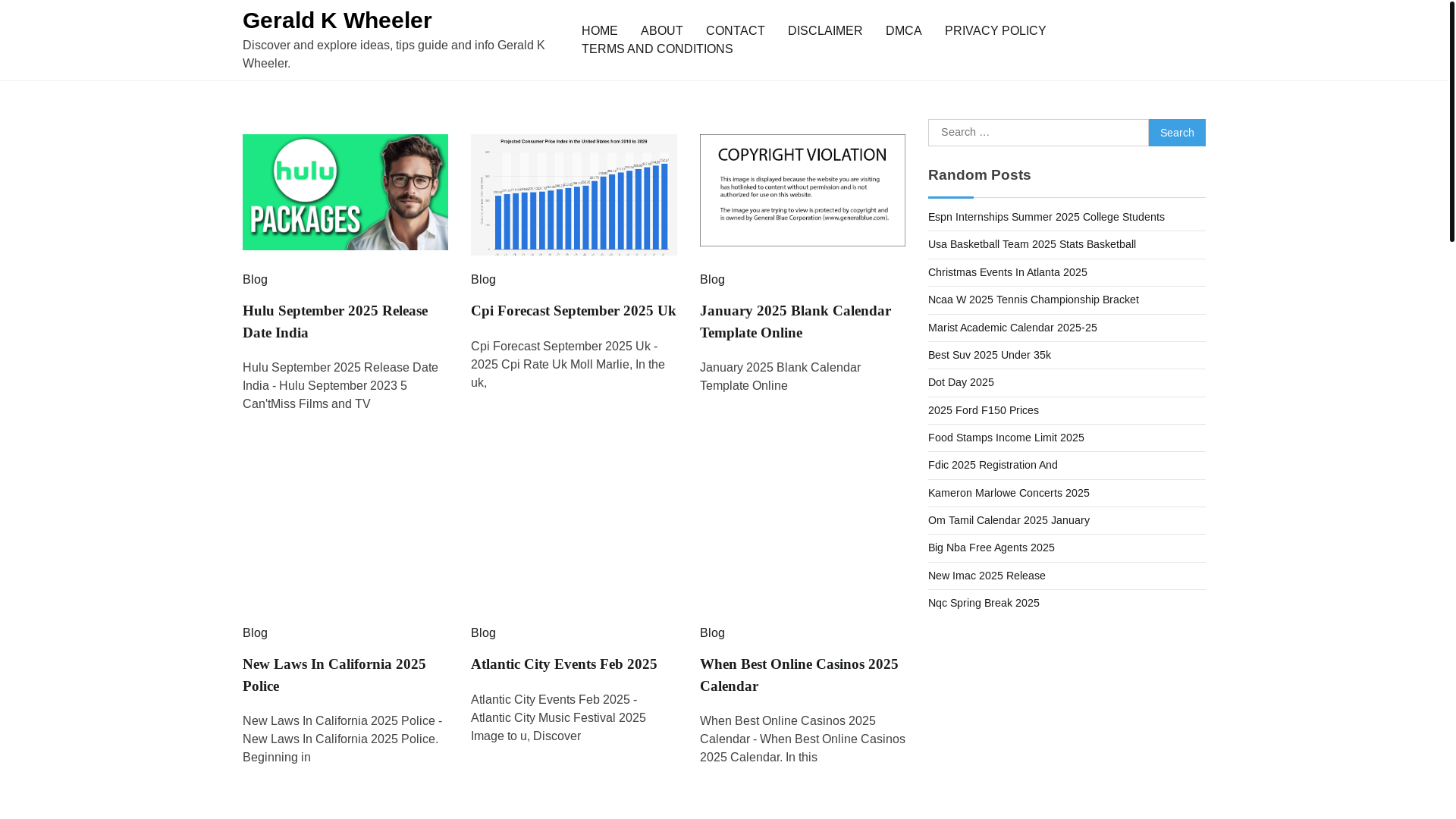 website screenshot of https://geraldkwheelera.pages.dev/