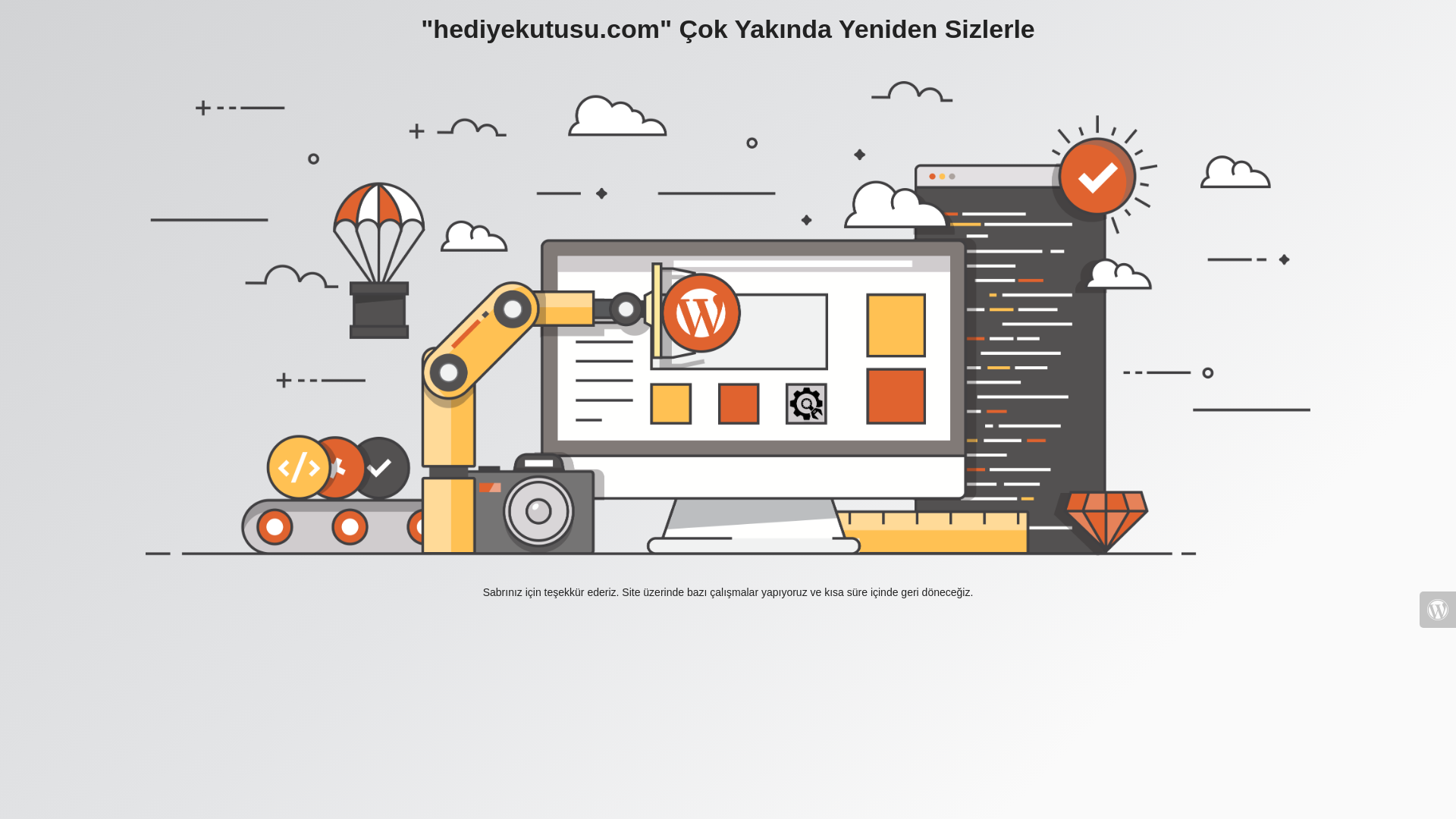 website screenshot of https://hediyekutusu.co/