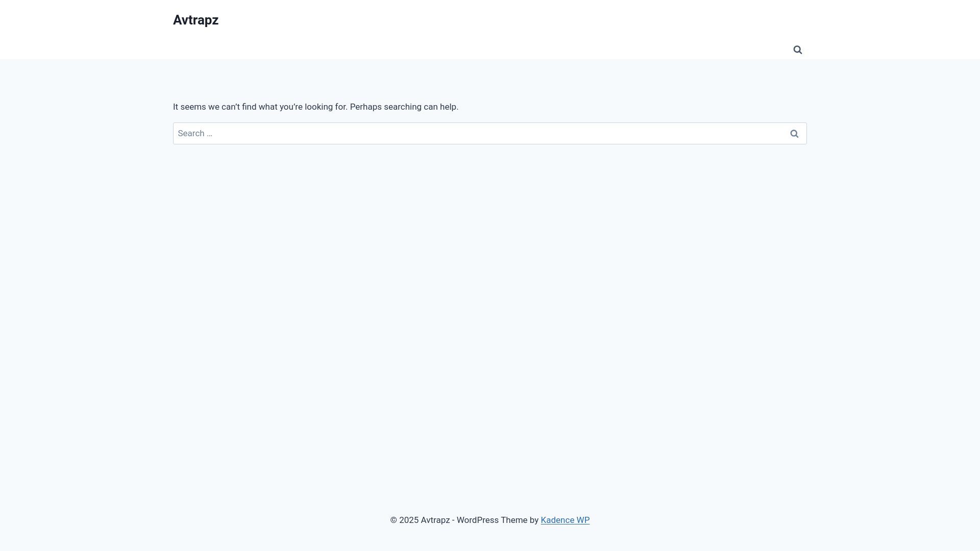 website screenshot of https://avtrapz.com/