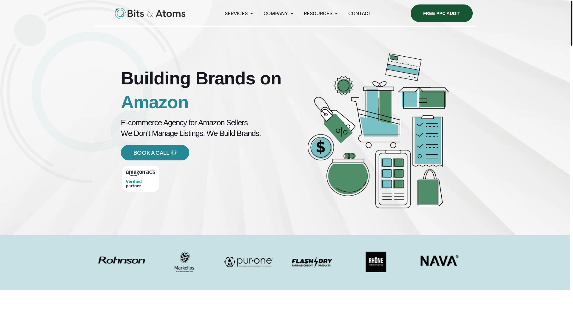 website screenshot of https://bitsandatomsbase.com/