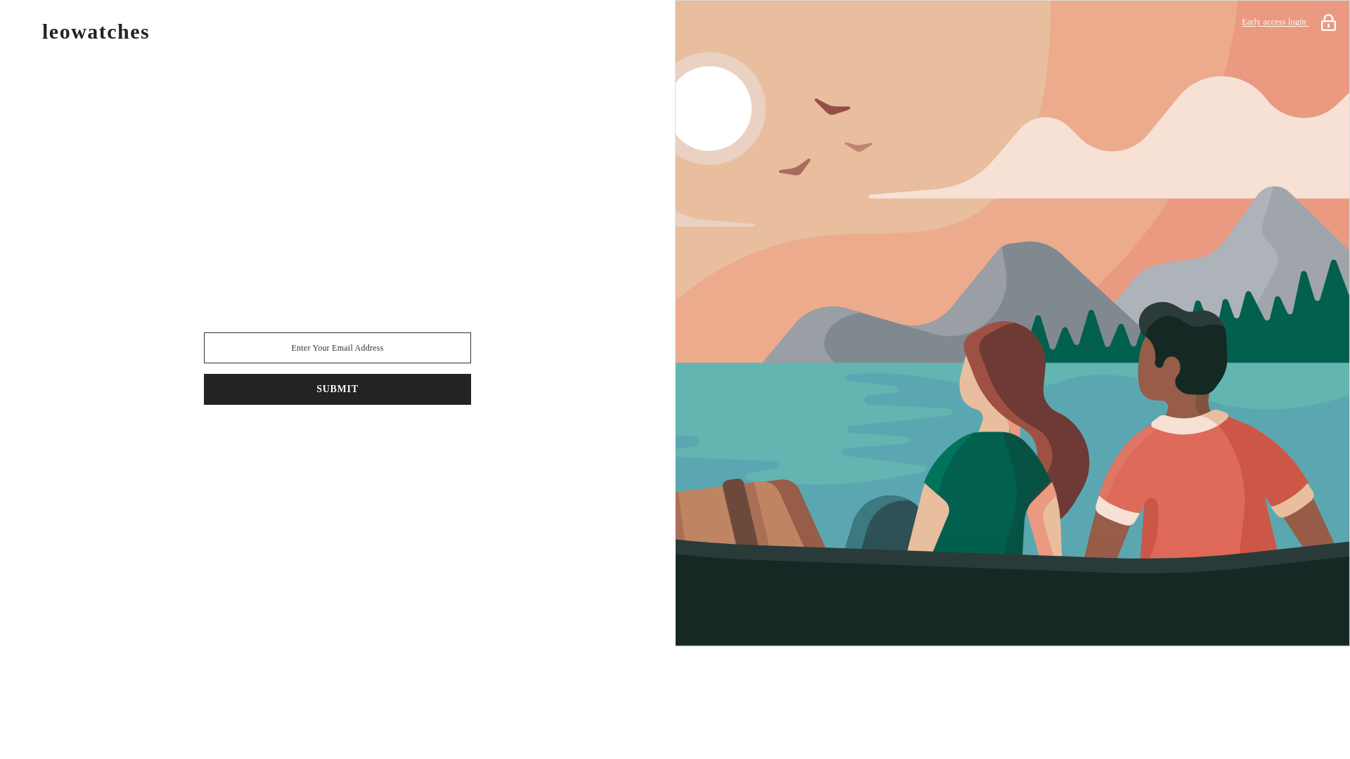 website screenshot of https://leowatches.store/