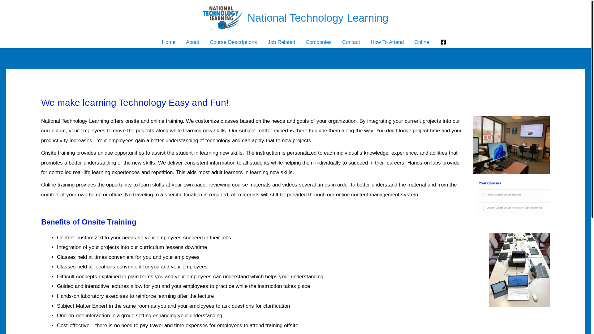 website screenshot of https://ntli.org/
