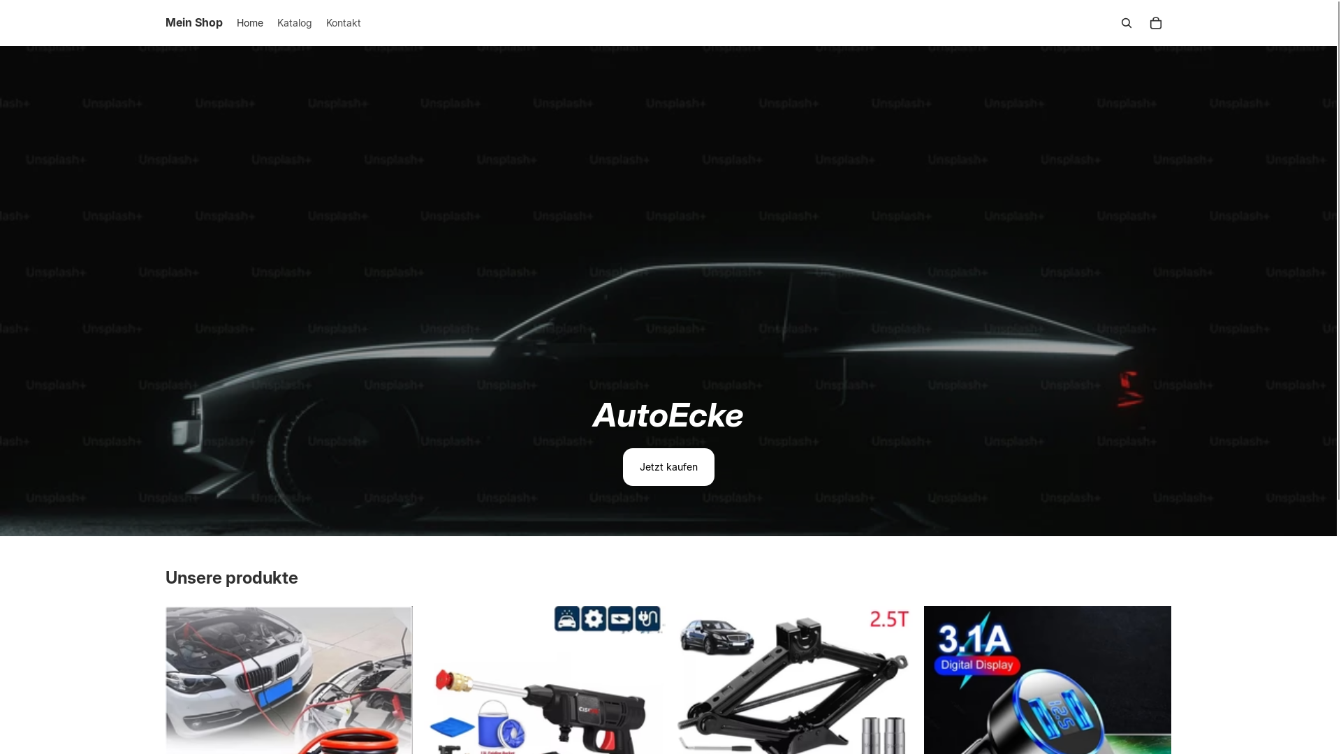 website screenshot of https://dasautoecke.com/