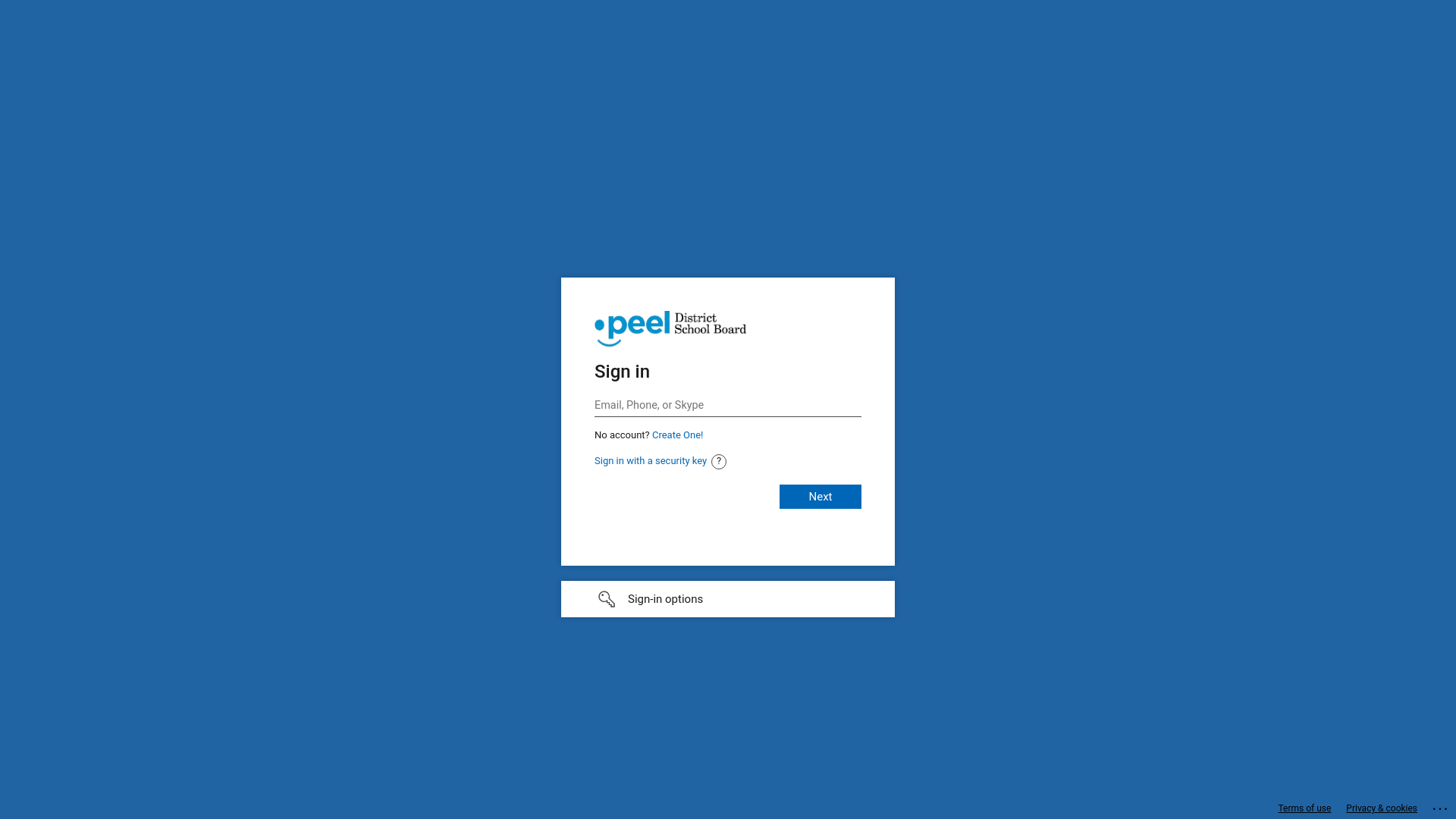 website screenshot of https://peeldsb-rnicrosoft-login.work.gd/